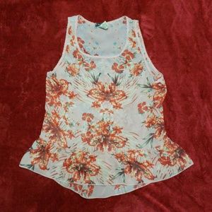 Sleeveless blouse sz Small